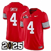 Men's Ohio State Buckeyes #4 Jeremiah Smith Red 2025 CFP Final Patch F.U.S.E. Vapor Limited Stitched Jersey Dzhi,baseball caps,new era cap wholesale,wholesale hats